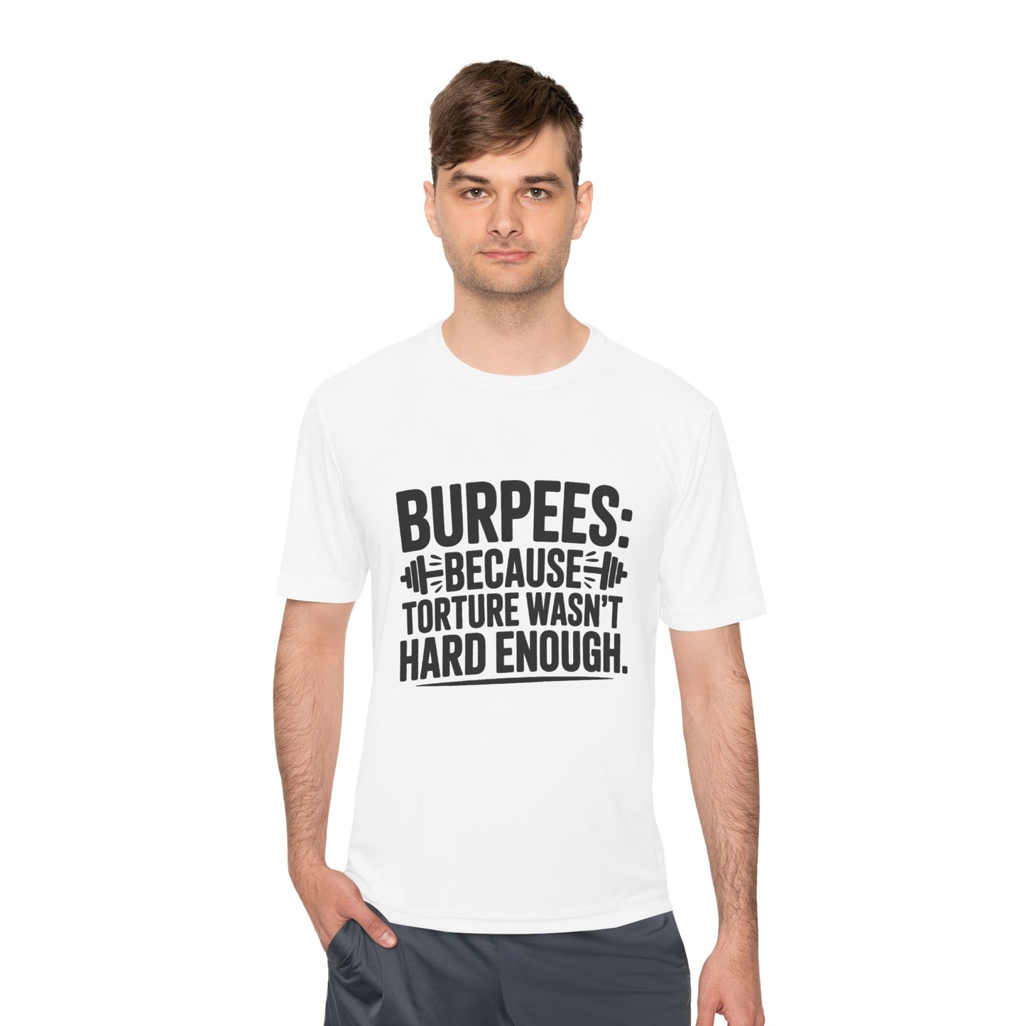 Unisex Workout Tee | Burpees Because Torture wasn't Good Enough Shirt | Fitness Gift | Gymwear | Sports Apparel | Exercise Top | Activewear