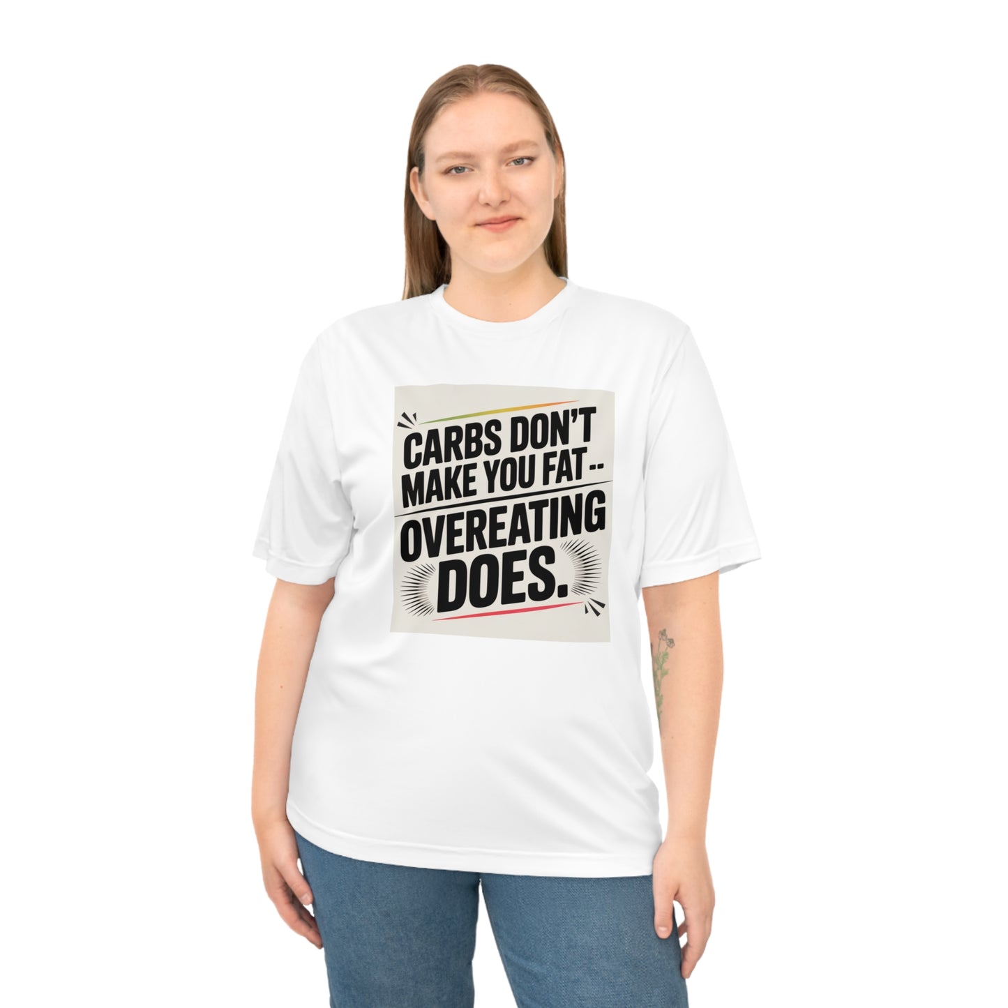Performance Motivational T-shirt with Fitness Quote, Gym Shirt, Workout Tee, Casual Athletic Wear, Gift for Fitness Lovers