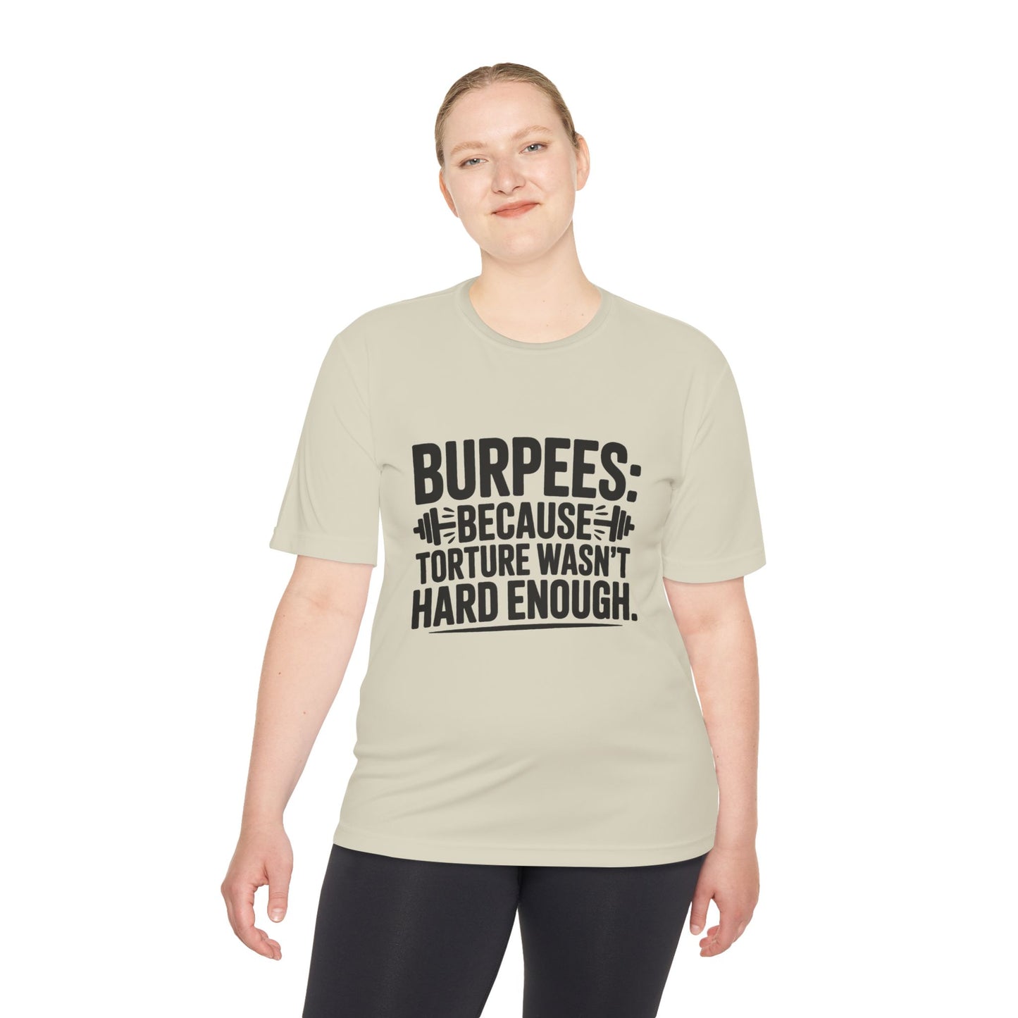 Unisex Workout Tee | Burpees Because Torture wasn't Good Enough Shirt | Fitness Gift | Gymwear | Sports Apparel | Exercise Top | Activewear