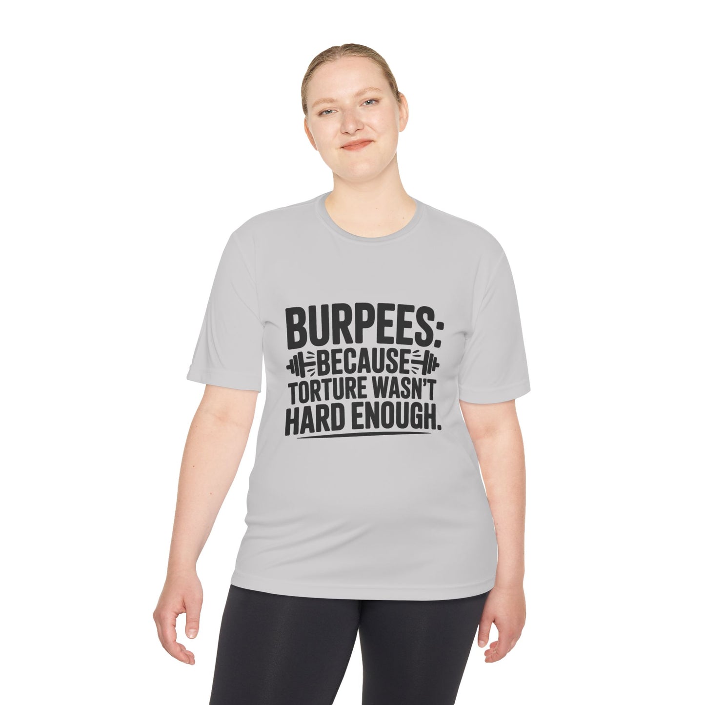 Unisex Workout Tee | Burpees Because Torture wasn't Good Enough Shirt | Fitness Gift | Gymwear | Sports Apparel | Exercise Top | Activewear