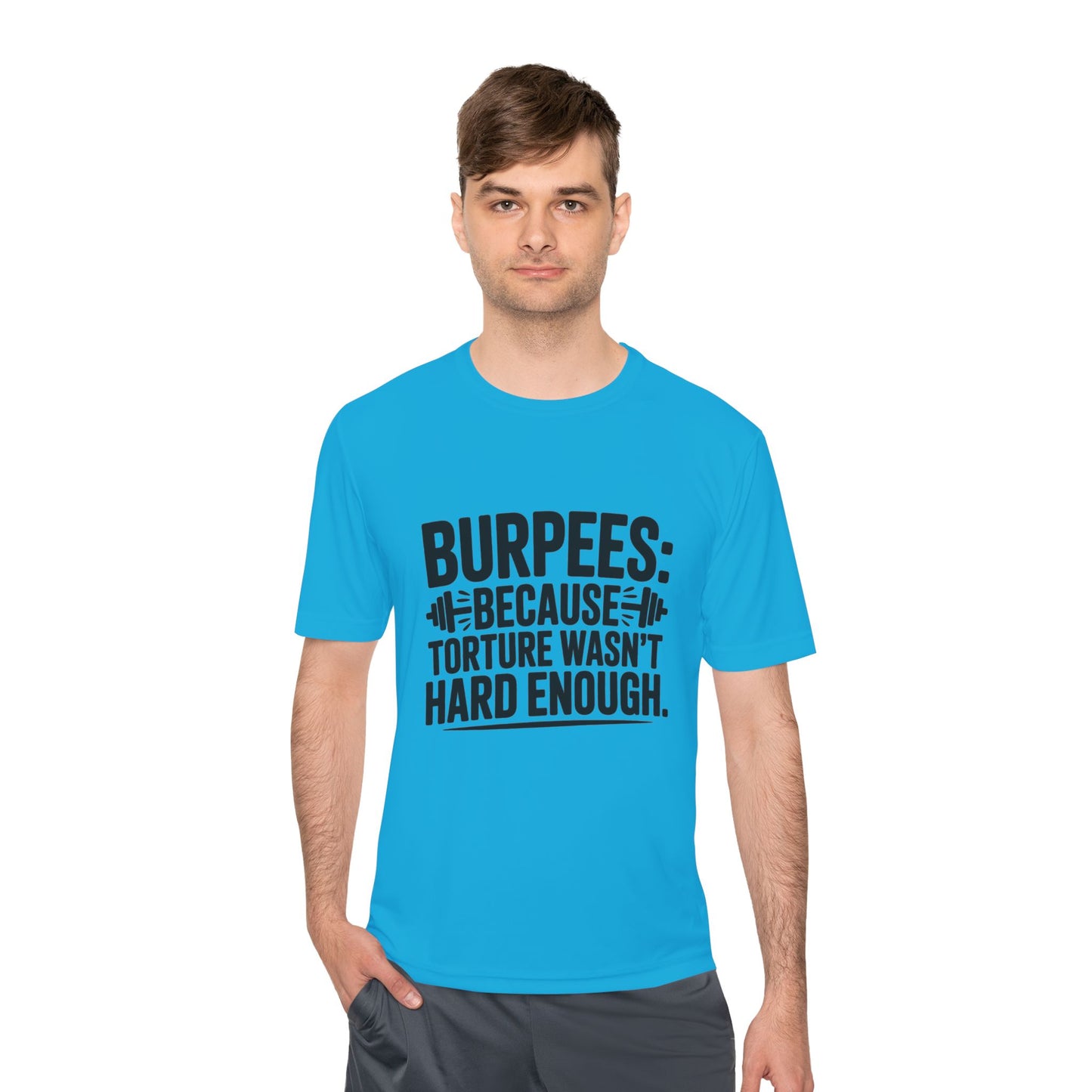Unisex Workout Tee | Burpees Because Torture wasn't Good Enough Shirt | Fitness Gift | Gymwear | Sports Apparel | Exercise Top | Activewear