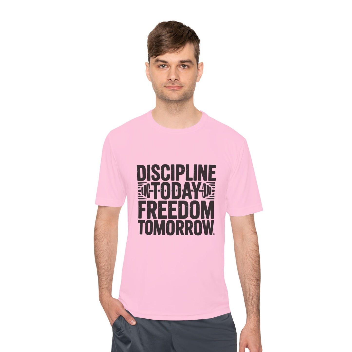 Unisex Fitness Motivation Tee , Discipline Today Freedom Tomorrow | Gym Shirt, Workout Gear, Inspirational Tee, Activewear Gift, Sports Apparel