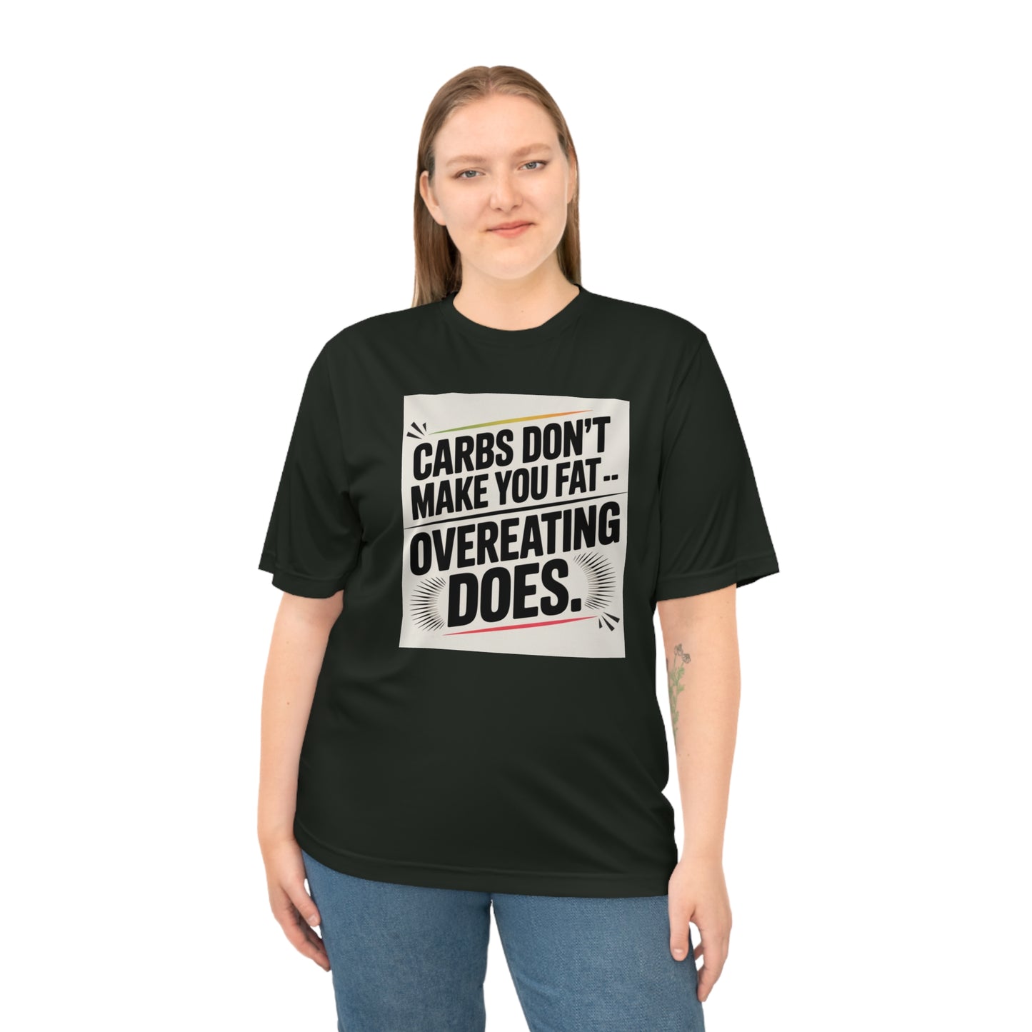 Performance Motivational T-shirt with Fitness Quote, Gym Shirt, Workout Tee, Casual Athletic Wear, Gift for Fitness Lovers