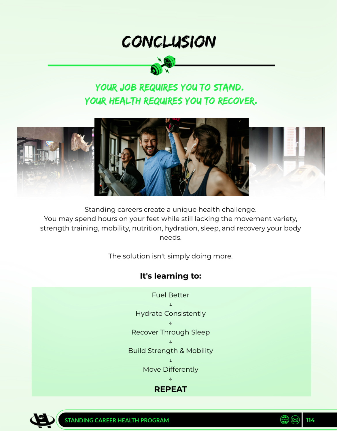Standing Career Health Program PDF | Health Guide for Standing Workers