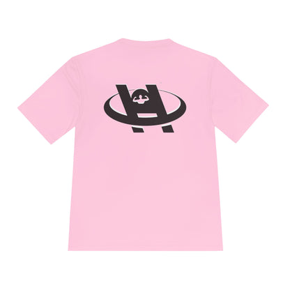 Hustle Unisex Moisture Wicking Tee, Workout Shirt, Athletic Wear, Gift for Fitness Enthusiasts, Motivational Tee, Casual Activewear