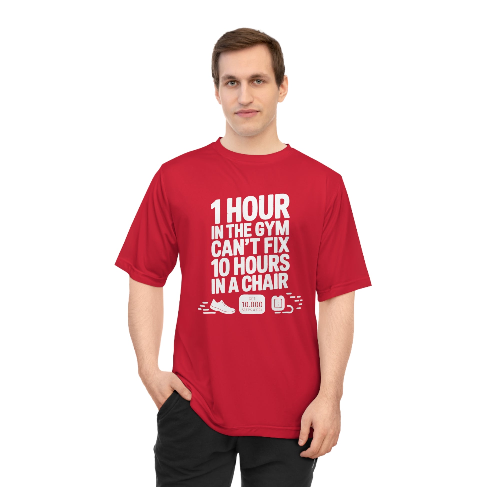 10,000 Steps Unisex Gym Motivation T-shirt - Fitness Gear, Workout Apparel, Exercise Tee, Casual Wear, Gift for Fitness Lovers - HustleHealthShop