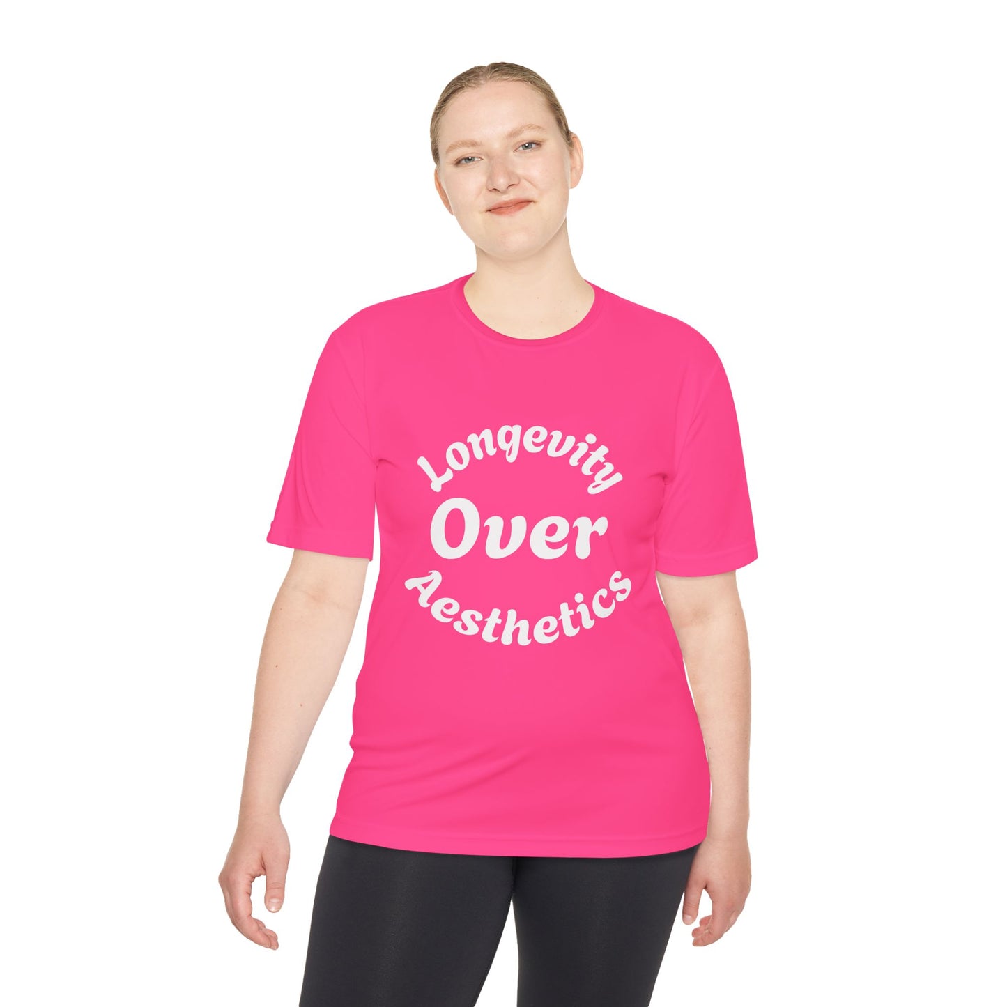 Unisex Moisture Wicking Tee: Longevity Over Aesthetics, Sports Shirt, Fitness Apparel, Workout Tee, Activewear, Casual Wear, Gift for [...]