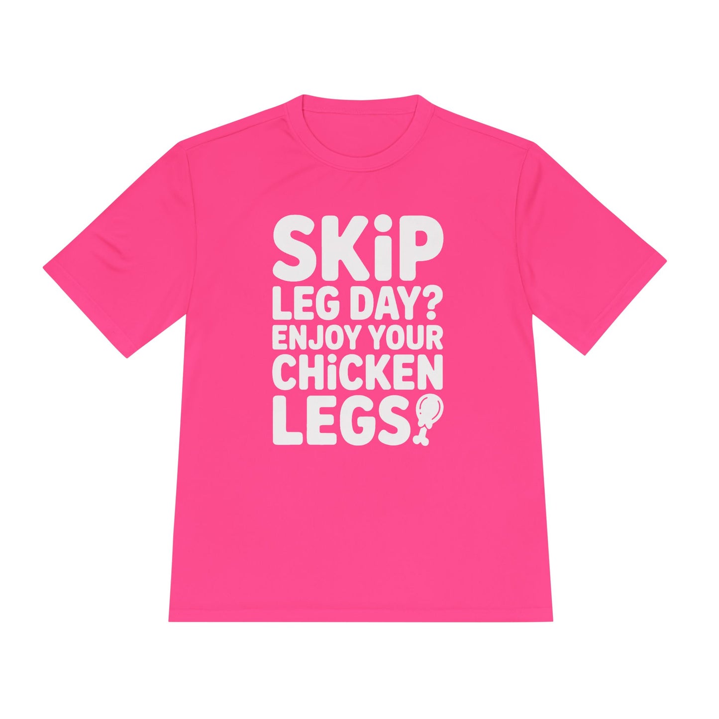 Skip Leg Day? Funny Unisex Tee, Workout Humor Shirt, Fitness Gift, Gym Apparel, Moisture Wicking T-Shirt for Fitness Lovers