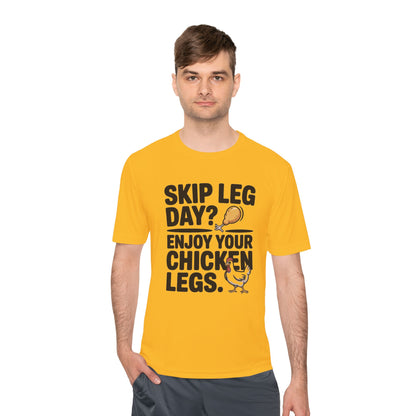 Skip Leg Day Tee Funny Fitness T-Shirt, Workout Humor Shirt, Unisex Sportswear, Gym Gift for Friends