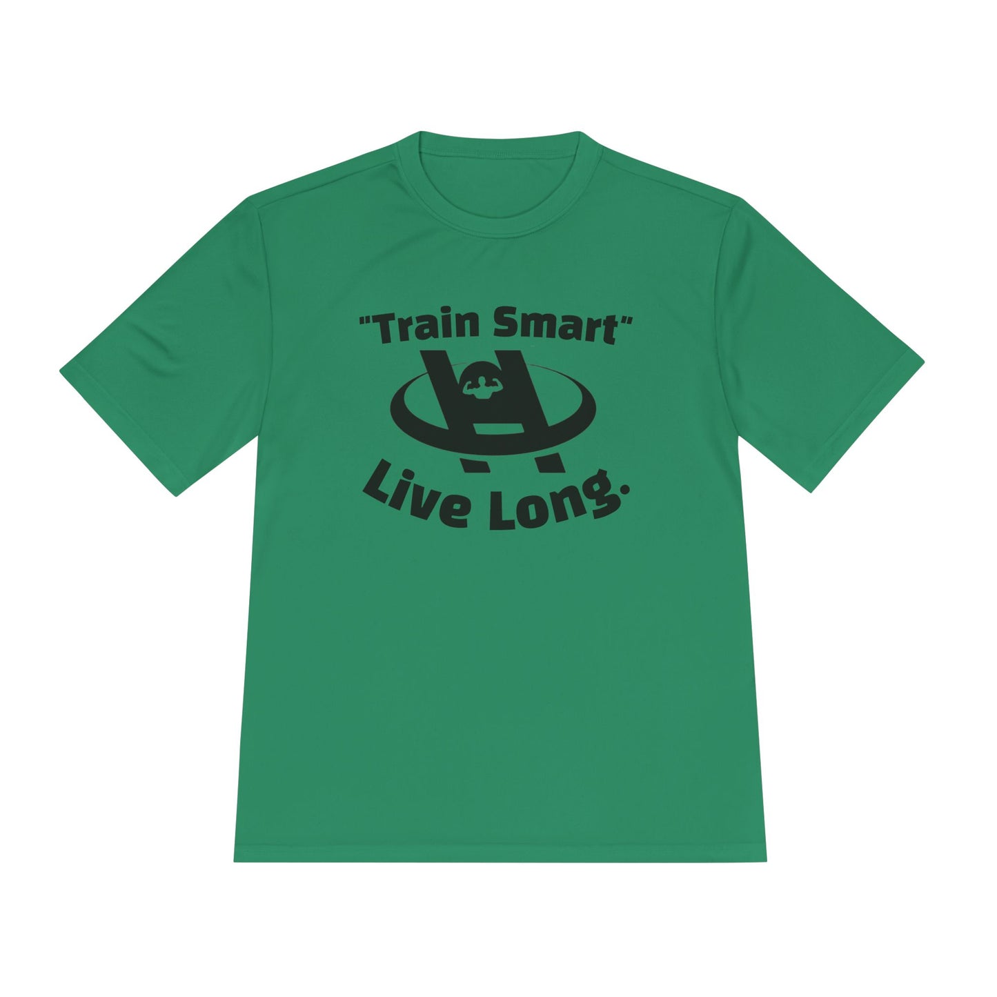 Unisex Fitness Tee - Train Smart Live Long, Workout Shirt, Gym Top, Motivational Apparel, Health and Fitness Wear