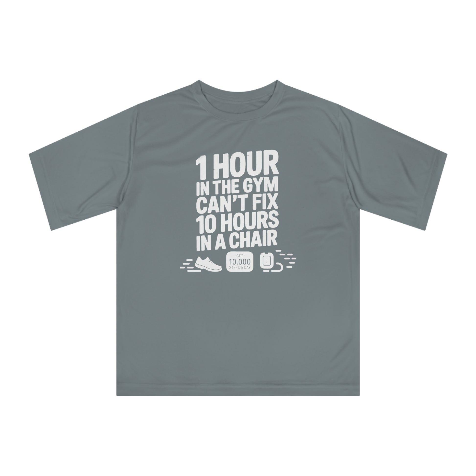 10,000 Steps Unisex Gym Motivation T-shirt - Fitness Gear, Workout Apparel, Exercise Tee, Casual Wear, Gift for Fitness Lovers - HustleHealthShop