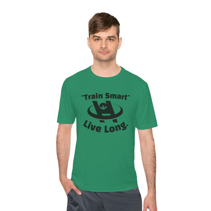 Unisex Fitness Tee - Train Smart Live Long, Workout Shirt, Gym Top, Motivational Apparel, Health and Fitness Wear
