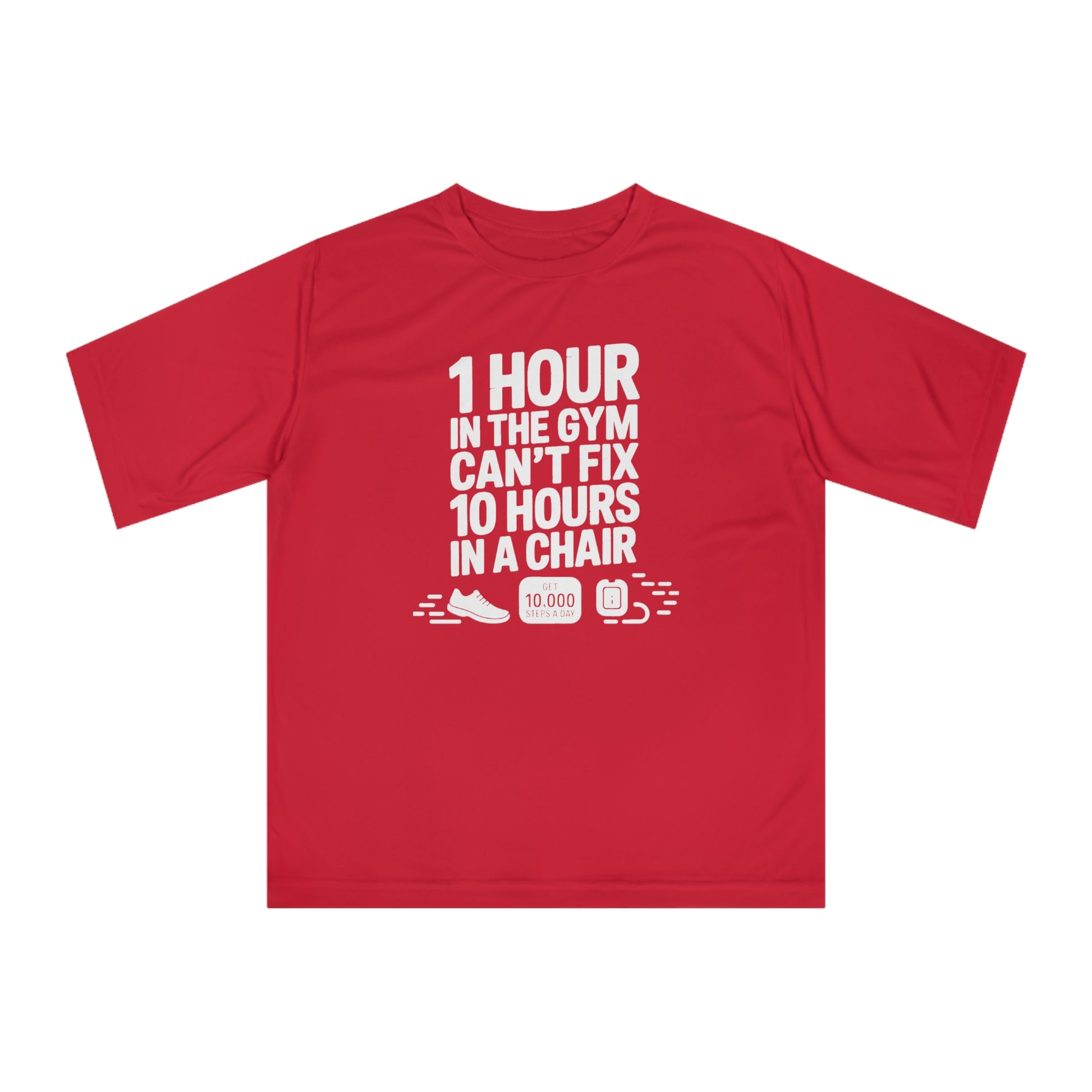 10,000 Steps Unisex Gym Motivation T-shirt - Fitness Gear, Workout Apparel, Exercise Tee, Casual Wear, Gift for Fitness Lovers - HustleHealthShop