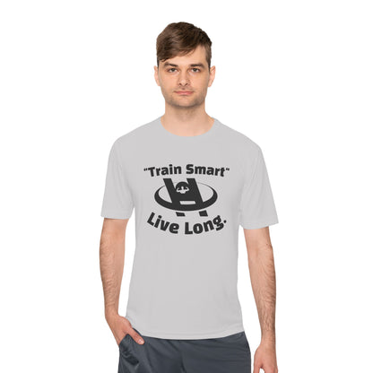 Unisex Fitness Tee - Train Smart Live Long, Workout Shirt, Gym Top, Motivational Apparel, Health and Fitness Wear