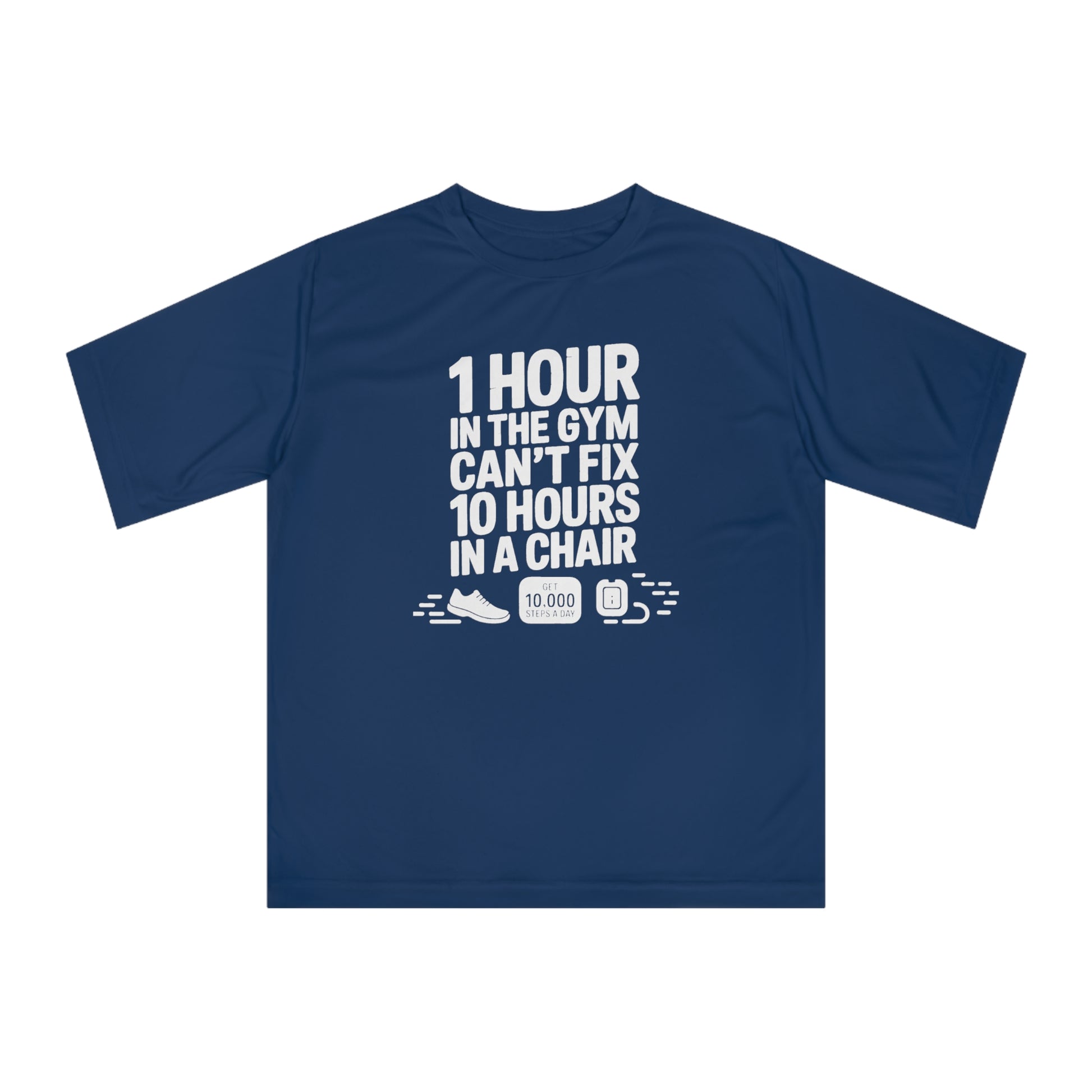 10,000 Steps Unisex Gym Motivation T-shirt - Fitness Gear, Workout Apparel, Exercise Tee, Casual Wear, Gift for Fitness Lovers - HustleHealthShop