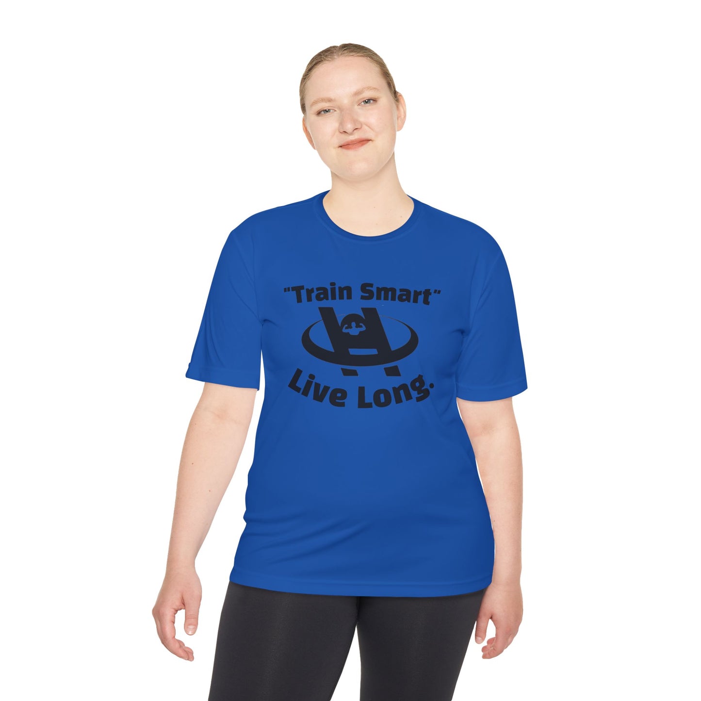 Unisex Fitness Tee - Train Smart Live Long, Workout Shirt, Gym Top, Motivational Apparel, Health and Fitness Wear