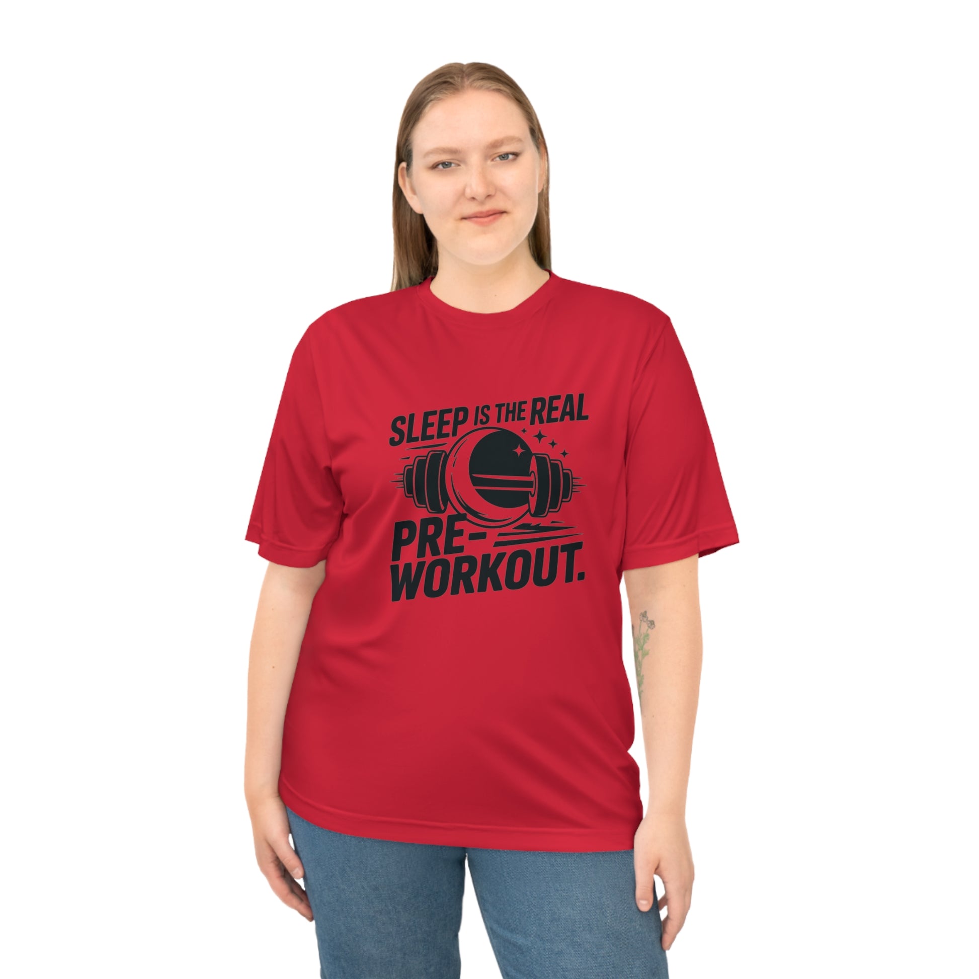 Sleep Is The Best Pre-workout Performance T-Shirt with Motivational Design, Gym Apparel, Fitness Gift, Workout Tee, Activewear for Workout Enthusiasts, Ideal for [...] - HustleHealthShop
