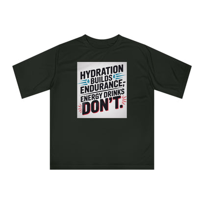 Hydration Tips  Unisex Performance T-shirt, Workout Tee, Fitness Apparel, Activewear, Sports Shirt, Gym Outfit