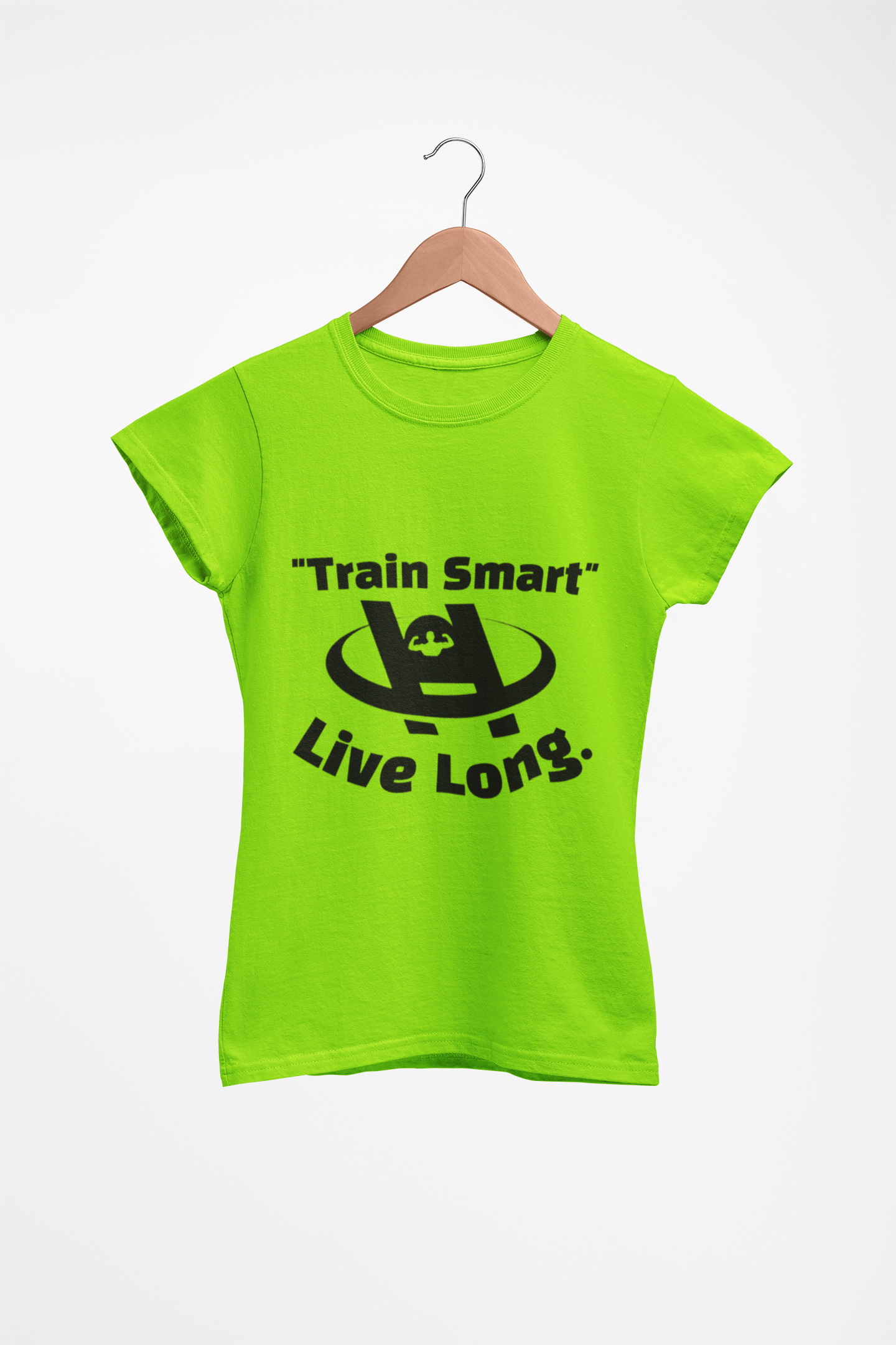 Unisex Fitness Tee - Train Smart Live Long, Workout Shirt, Gym Top, Motivational Apparel, Health and Fitness Wear