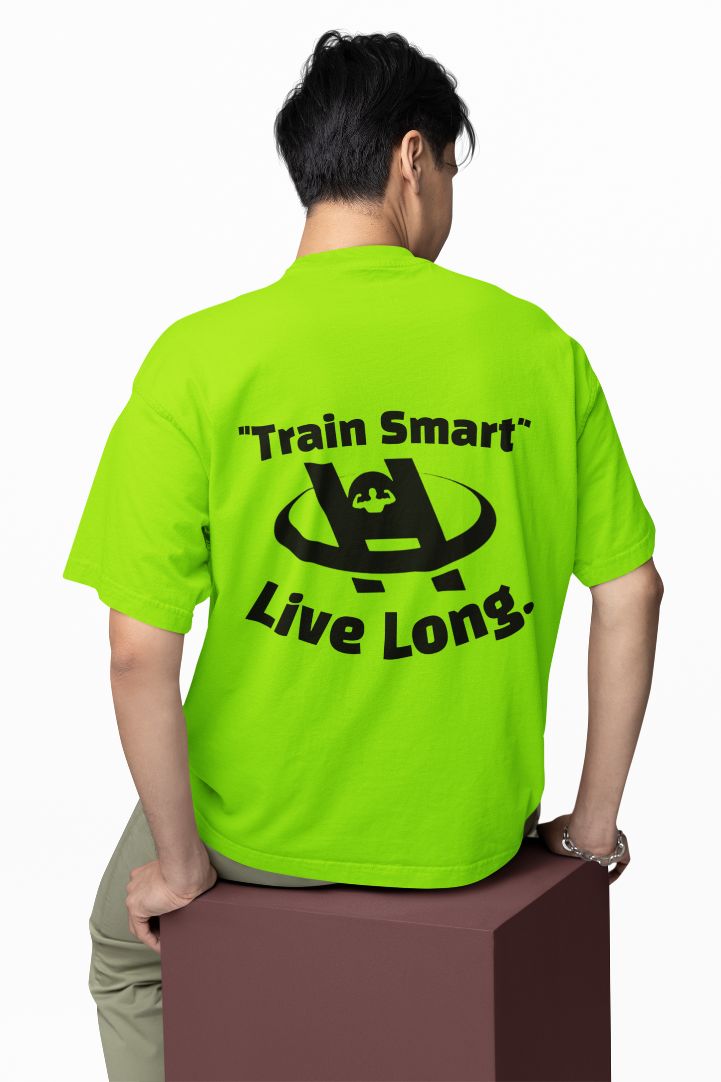 Unisex Fitness Tee - Train Smart Live Long, Workout Shirt, Gym Top, Motivational Apparel, Health and Fitness Wear