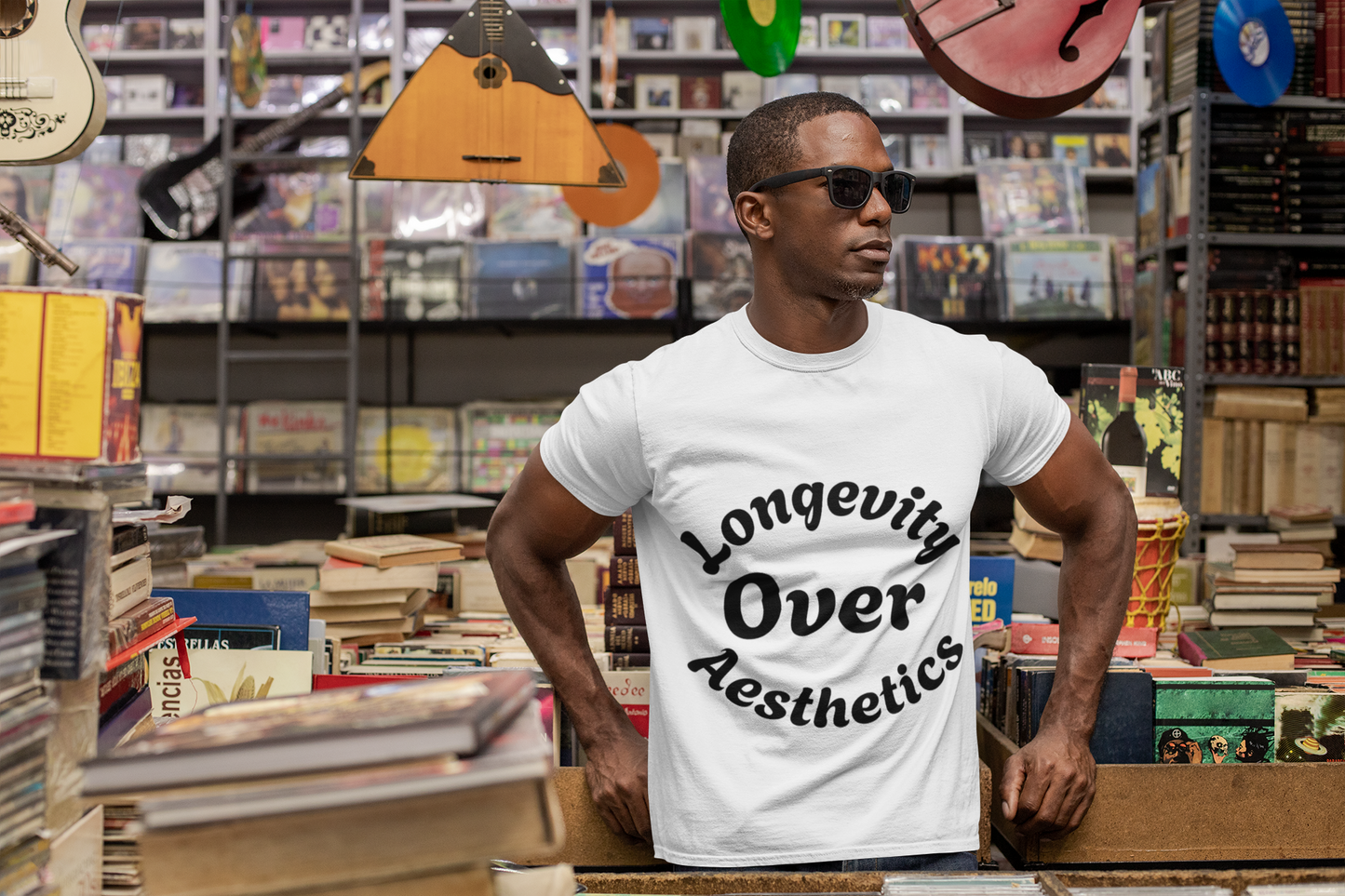 Unisex Moisture Wicking Tee, Longevity over aesthetics Shirt, Workout Apparel, Gym Gear, Sportswear for Active Lifestyle