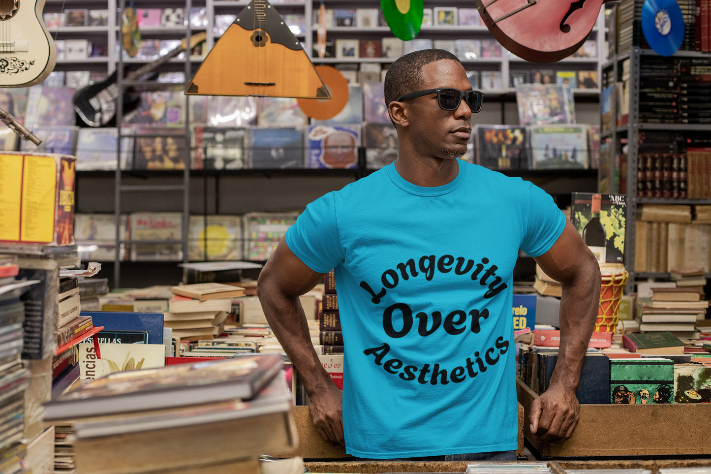 Unisex Moisture Wicking Tee, Longevity over aesthetics Shirt, Workout Apparel, Gym Gear, Sportswear for Active Lifestyle