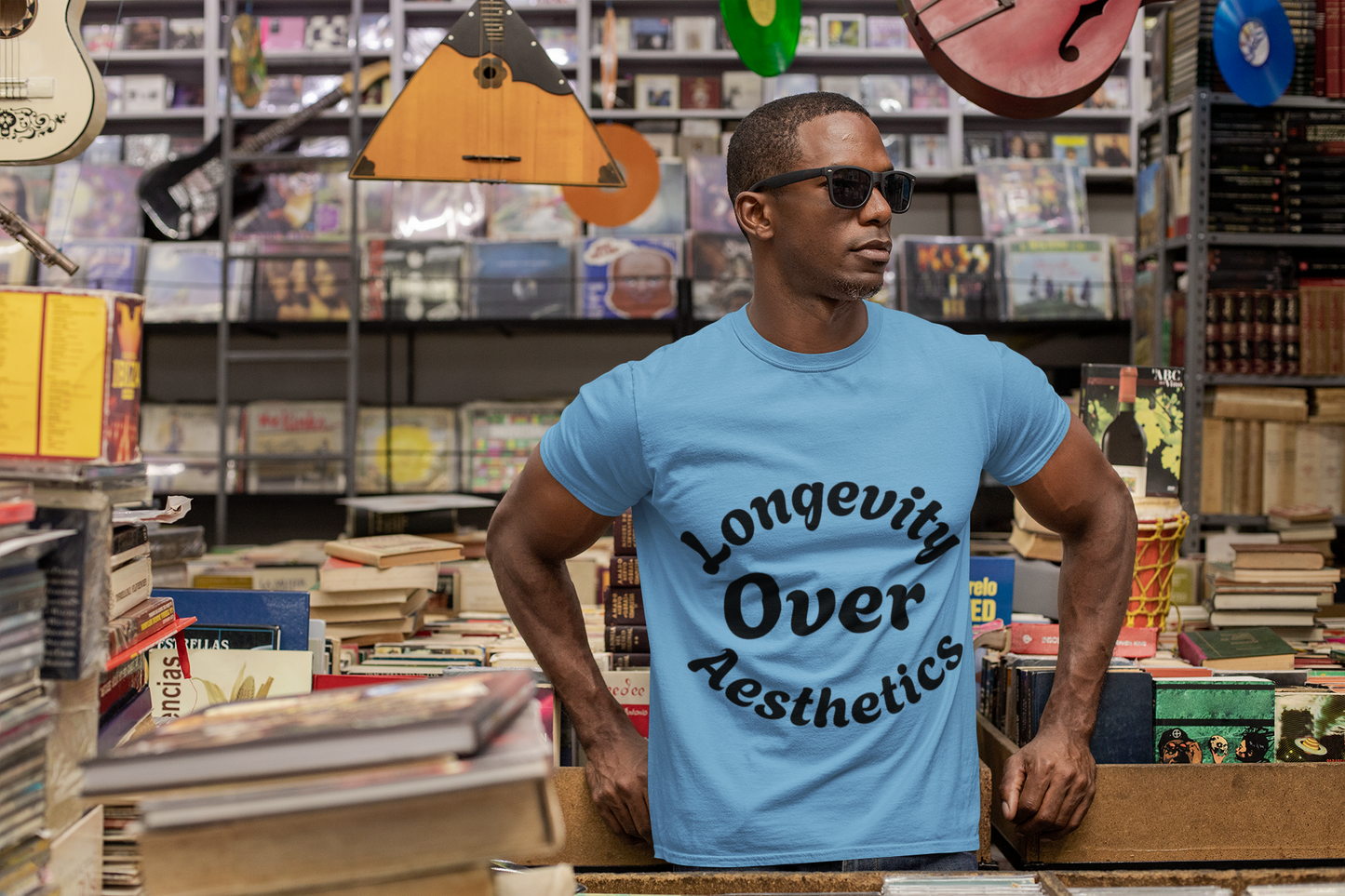 Unisex Moisture Wicking Tee, Longevity over aesthetics Shirt, Workout Apparel, Gym Gear, Sportswear for Active Lifestyle