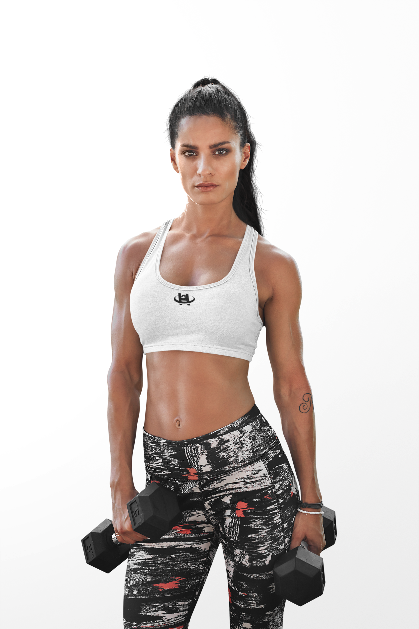 Hustle Health & Fitness Stylish Sports Bra - Perfect for Yoga, Fitness, and Everyday Wear, Great Gift Idea for Active Women, Versatile Sportswear for Any Occasion