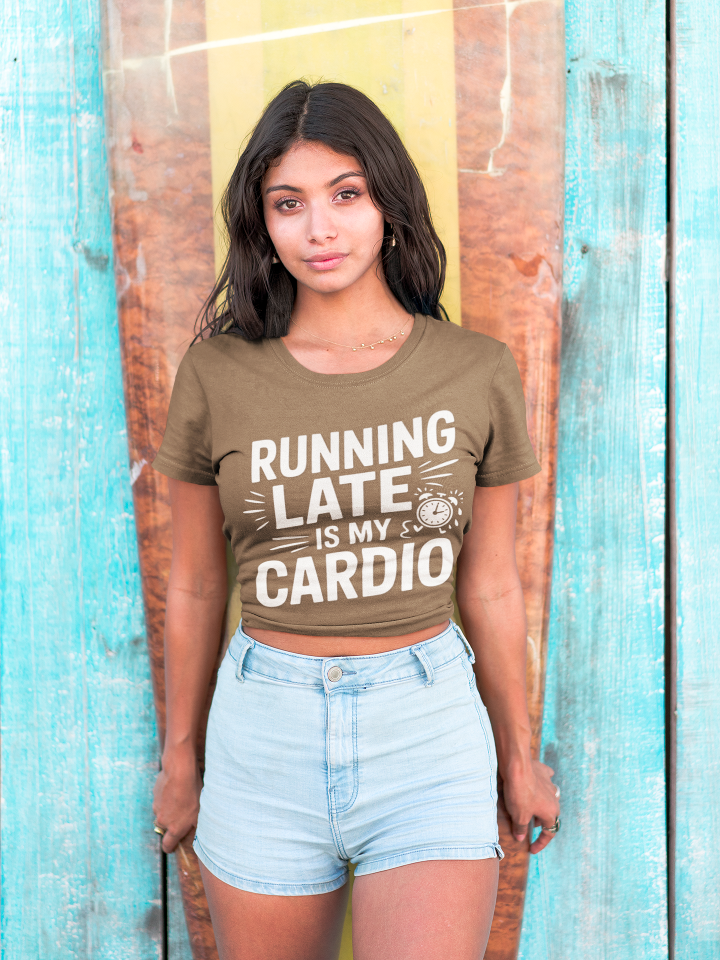 Moisture Wicking Running Late Tee - Fun Workout Shirt for Fitness Lovers, Gym Wear, Athlete Gift, Casual Sports Apparel, Perfect for [...]