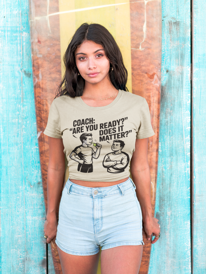 Unisex Moisture-Wicking Tee: Are You Ready Funny Quote, Workout Shirt, Fitness Gear, Sports Apparel, Exercise Tee, Gym Wear