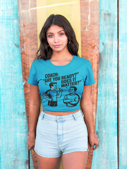 Unisex Moisture-Wicking Tee: Are You Ready Funny Quote, Workout Shirt, Fitness Gear, Sports Apparel, Exercise Tee, Gym Wear
