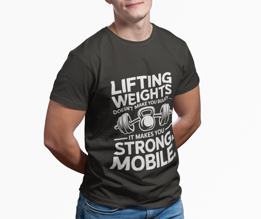 "LIFTING WEIGHTS "Unisex Performance Fitness T-shirt - Motivational Gym Wear, Workout Apparel, Gift for Gym Lovers, Lifting Tees, Active Lifestyle