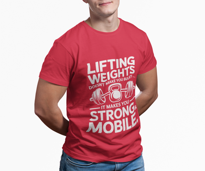 "LIFTING WEIGHTS "Unisex Performance Fitness T-shirt - Motivational Gym Wear, Workout Apparel, Gift for Gym Lovers, Lifting Tees, Active Lifestyle