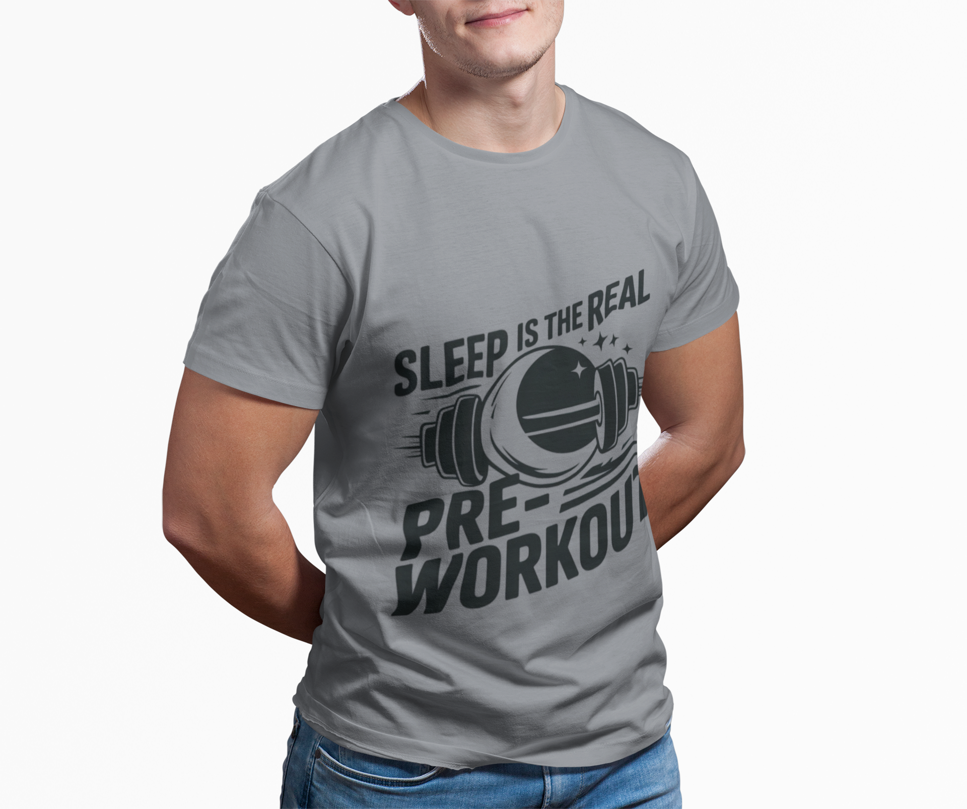 Sleep Is The Best Pre-workout Performance T-Shirt with Motivational Design, Gym Apparel, Fitness Gift, Workout Tee, Activewear for Workout Enthusiasts, Ideal for [...] - HustleHealthShop