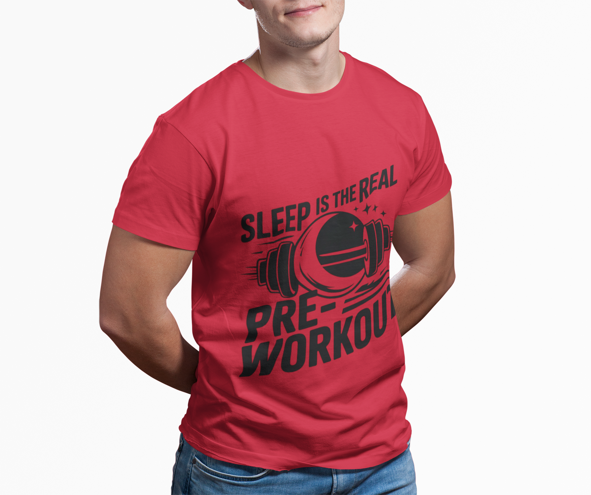 Sleep Is The Best Pre-workout Performance T-Shirt with Motivational Design, Gym Apparel, Fitness Gift, Workout Tee, Activewear for Workout Enthusiasts, Ideal for [...] - HustleHealthShop