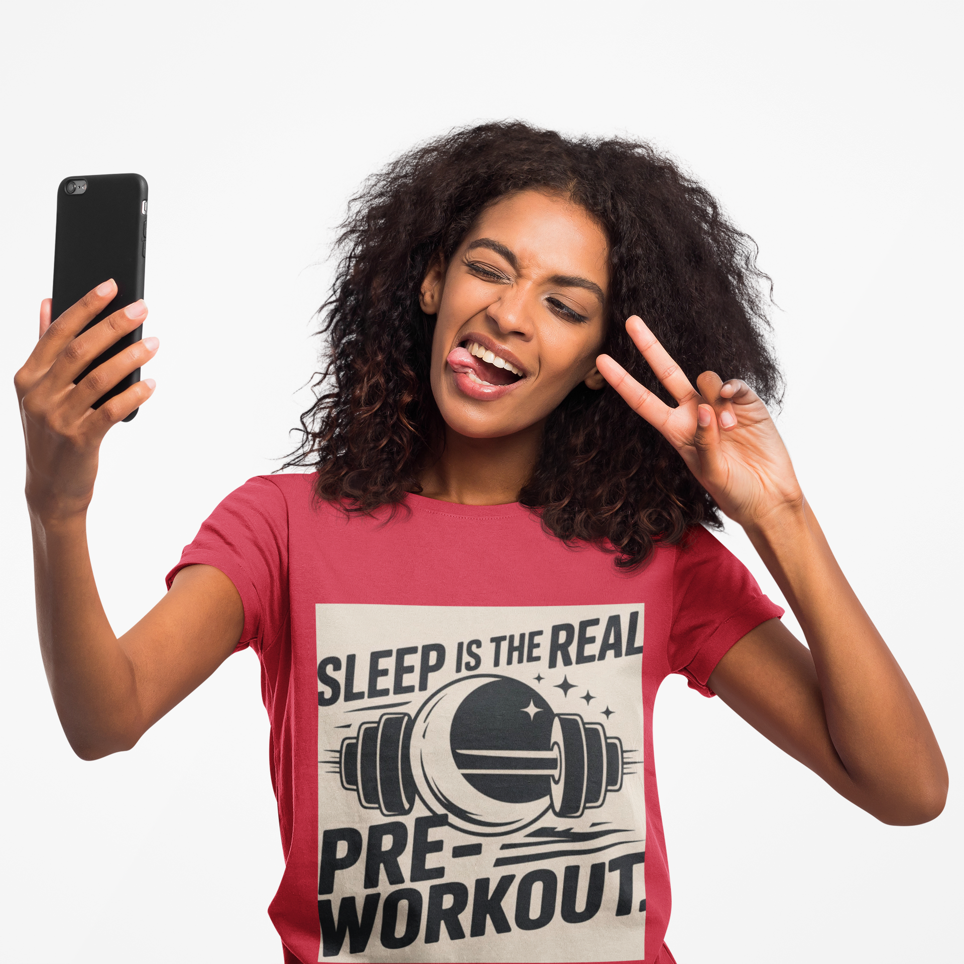 Sleep is The  Real Pre-Workout with Background Unisex Zone Performance T-shirt - HustleHealthShop
