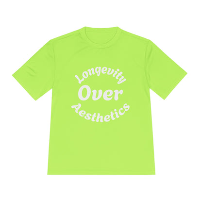 Unisex Moisture Wicking Tee: Longevity Over Aesthetics, Sports Shirt, Fitness Apparel, Workout Tee, Activewear, Casual Wear, Gift for [...]