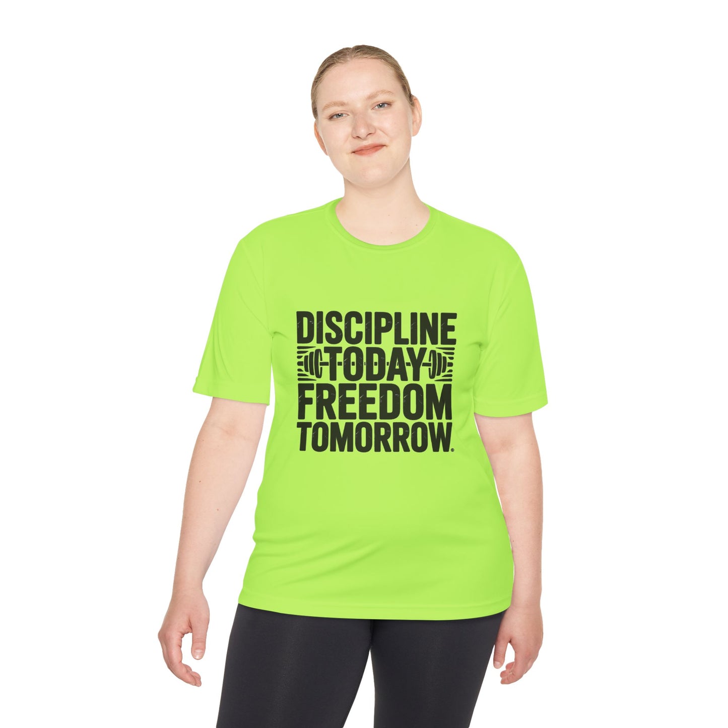 Unisex Fitness Motivation Tee , Discipline Today Freedom Tomorrow | Gym Shirt, Workout Gear, Inspirational Tee, Activewear Gift, Sports Apparel
