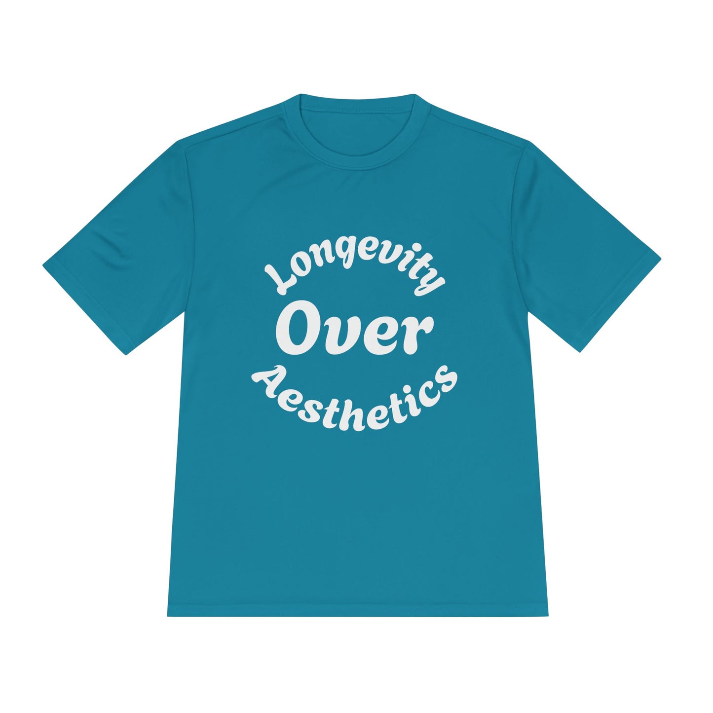 Unisex Moisture Wicking Tee: Longevity Over Aesthetics, Sports Shirt, Fitness Apparel, Workout Tee, Activewear, Casual Wear, Gift for [...]