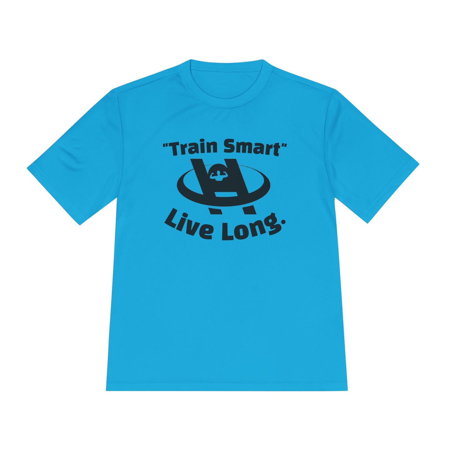 Unisex Fitness Tee - Train Smart Live Long, Workout Shirt, Gym Top, Motivational Apparel, Health and Fitness Wear