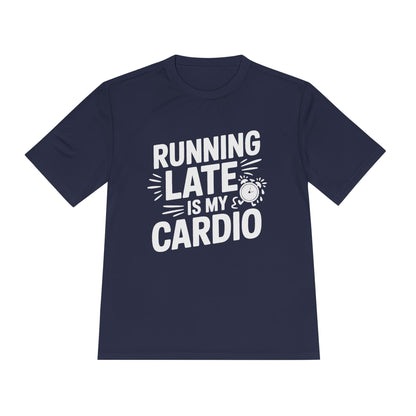 Moisture Wicking Running Late Tee - Fun Workout Shirt for Fitness Lovers, Gym Wear, Athlete Gift, Casual Sports Apparel, Perfect for [...]