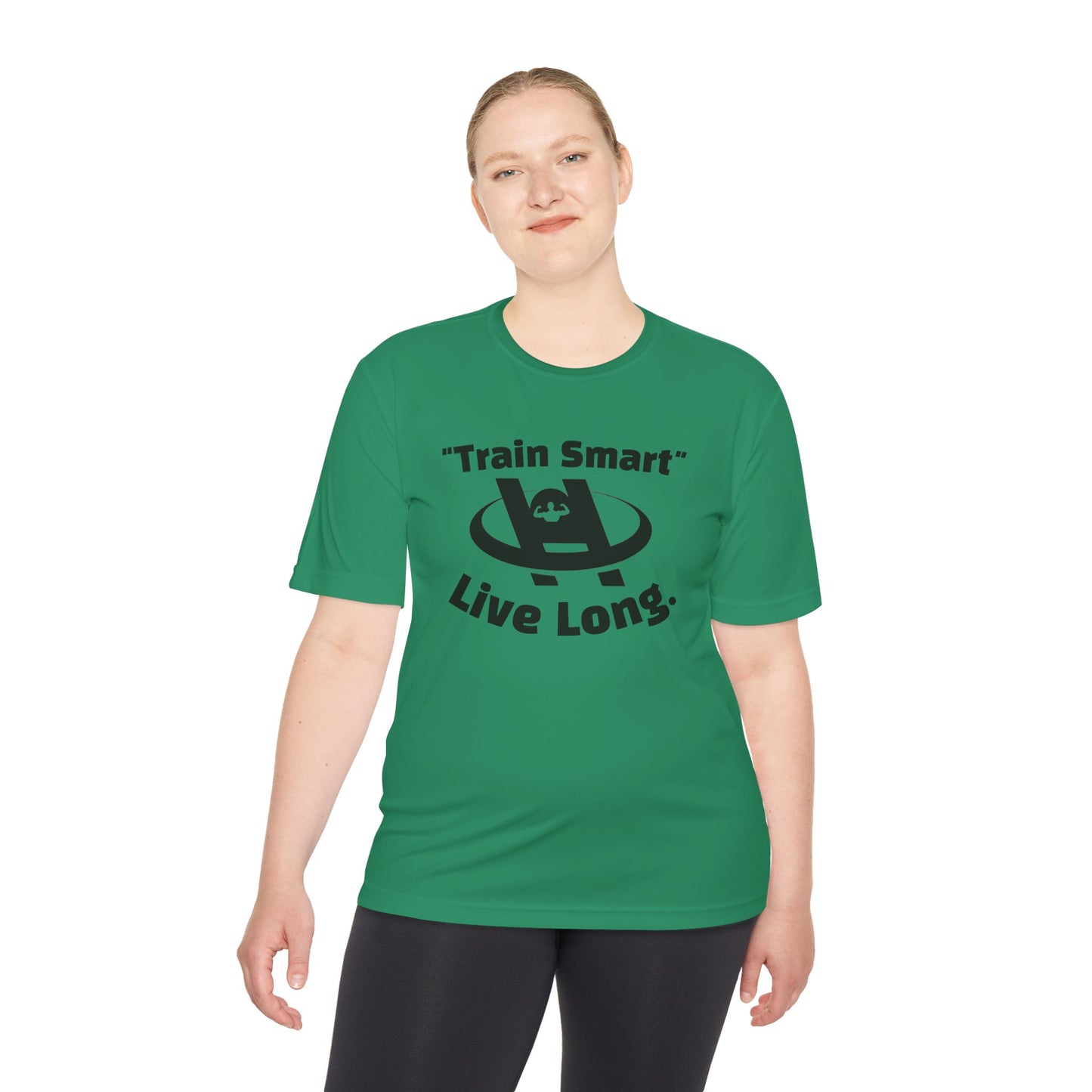 Unisex Fitness Tee - Train Smart Live Long, Workout Shirt, Gym Top, Motivational Apparel, Health and Fitness Wear