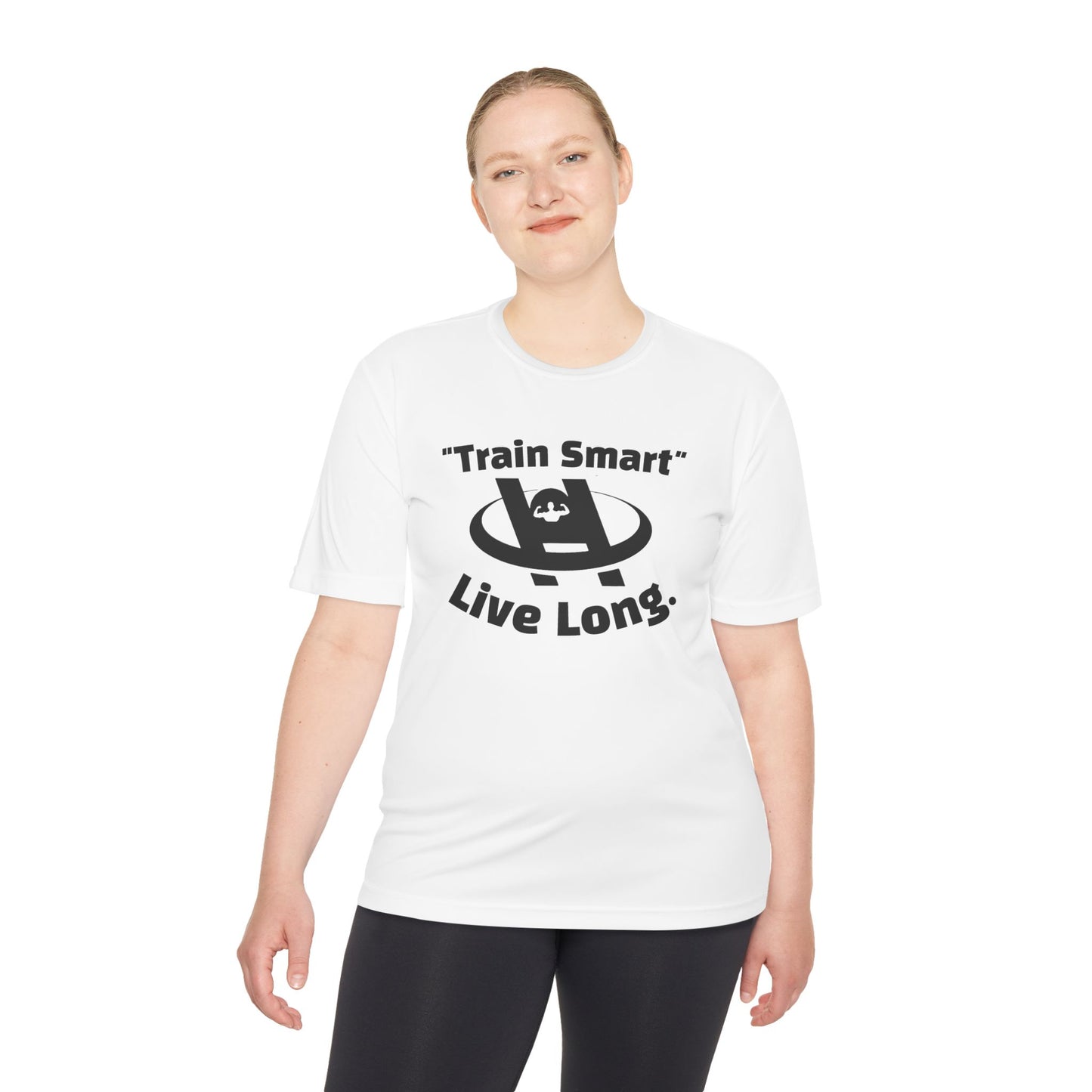 Unisex Fitness Tee - Train Smart Live Long, Workout Shirt, Gym Top, Motivational Apparel, Health and Fitness Wear