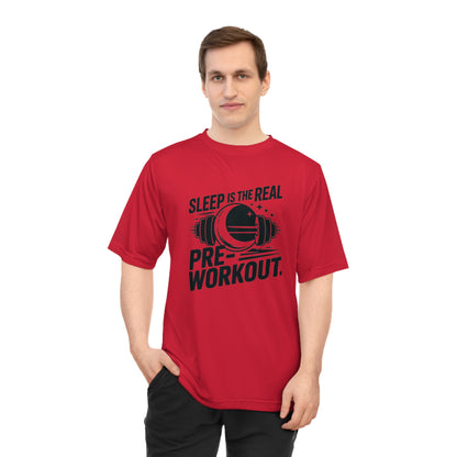 Sleep Is The Best Pre-workout Performance T-Shirt with Motivational Design, Gym Apparel, Fitness Gift, Workout Tee, Activewear for Workout Enthusiasts, Ideal for [...] - HustleHealthShop