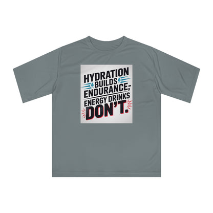 Hydration Tips  Unisex Performance T-shirt, Workout Tee, Fitness Apparel, Activewear, Sports Shirt, Gym Outfit