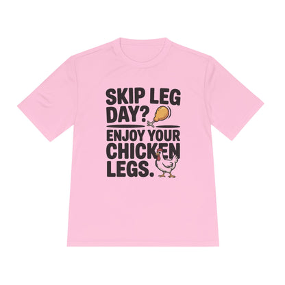 Skip Leg Day Tee Funny Fitness T-Shirt, Workout Humor Shirt, Unisex Sportswear, Gym Gift for Friends