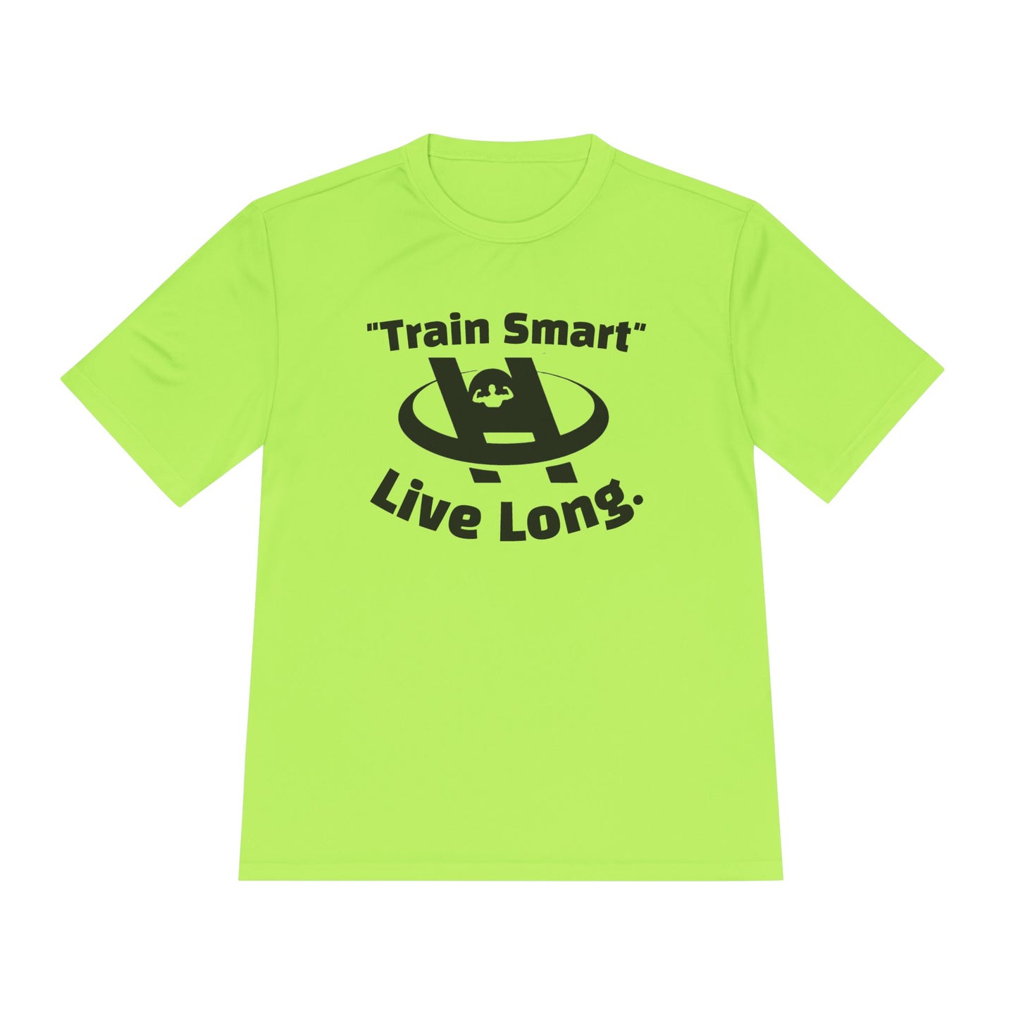 Unisex Fitness Tee - Train Smart Live Long, Workout Shirt, Gym Top, Motivational Apparel, Health and Fitness Wear