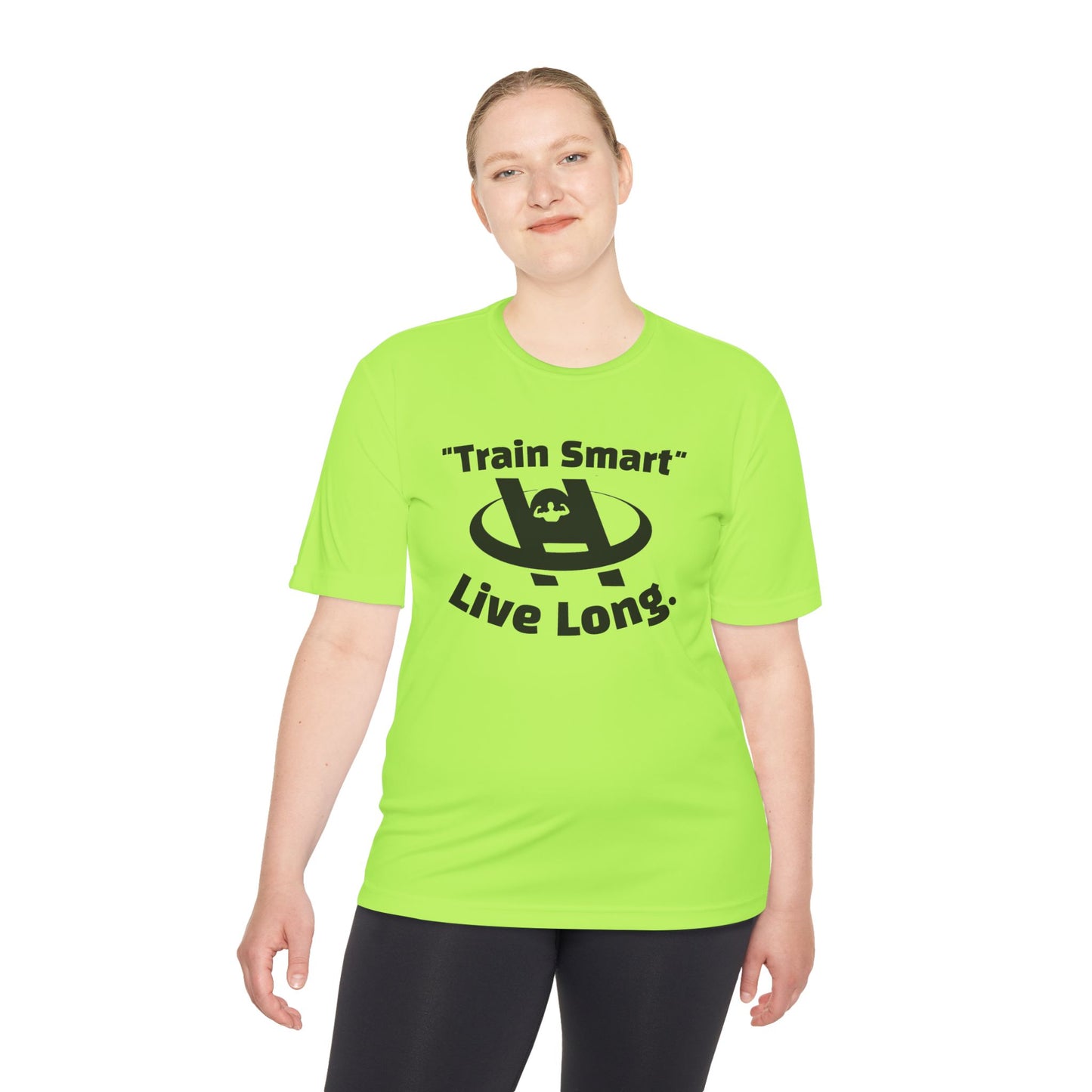Unisex Fitness Tee - Train Smart Live Long, Workout Shirt, Gym Top, Motivational Apparel, Health and Fitness Wear