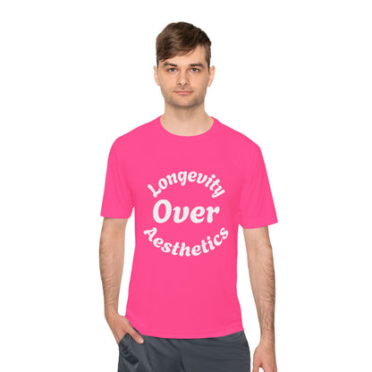 Unisex Moisture Wicking Tee: Longevity Over Aesthetics, Sports Shirt, Fitness Apparel, Workout Tee, Activewear, Casual Wear, Gift for [...]