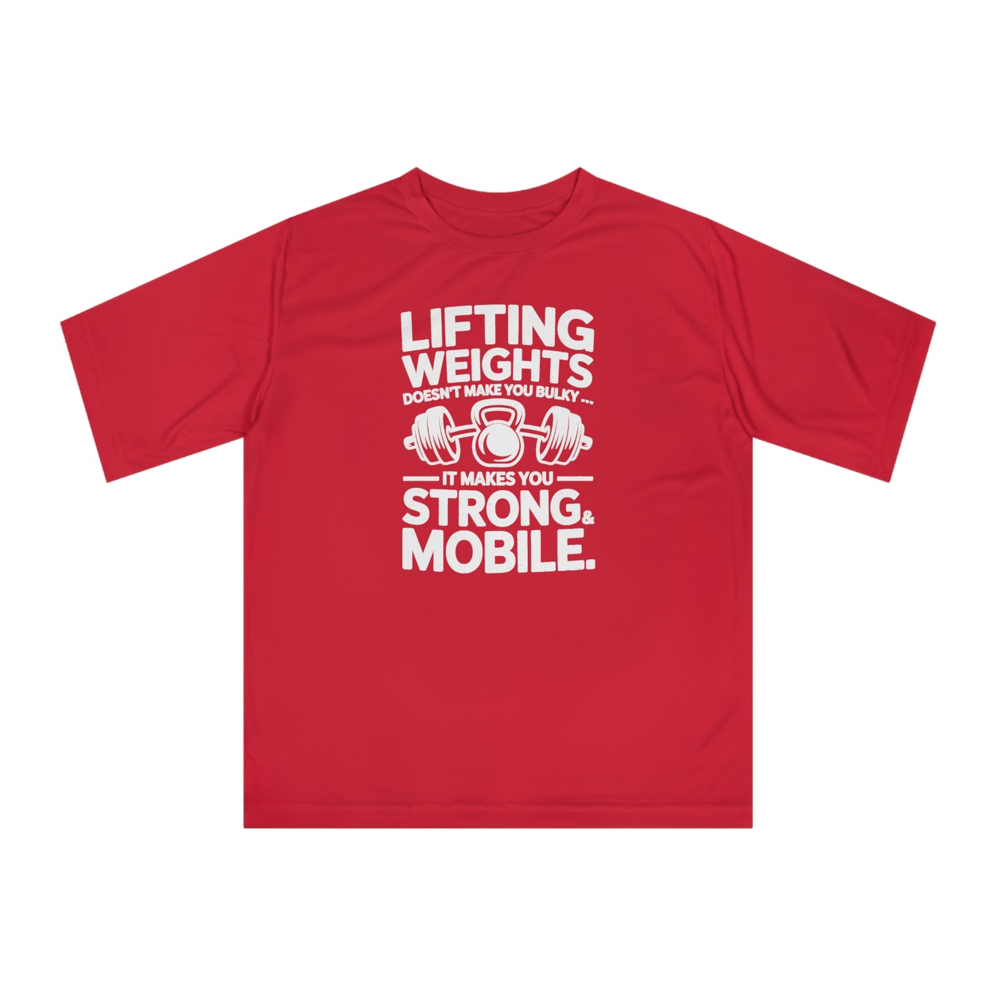"LIFTING WEIGHTS "Unisex Performance Fitness T-shirt - Motivational Gym Wear, Workout Apparel, Gift for Gym Lovers, Lifting Tees, Active Lifestyle